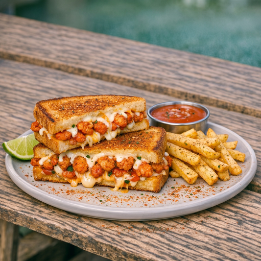 Crawfish Grilled Cheese