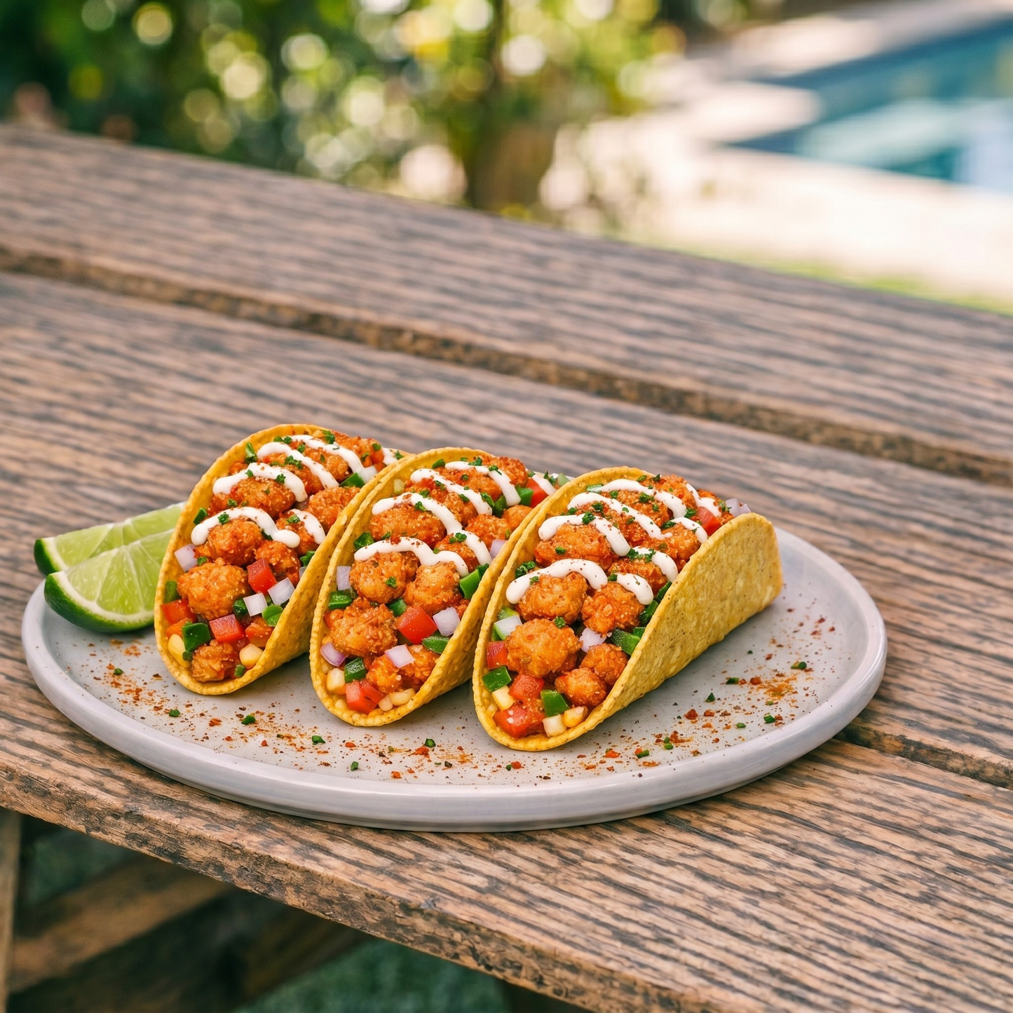 Hard Shell Crawfish Tacos